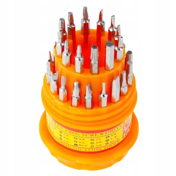 ТОЧНЫЕ ОТВЕРТКИ TORX 31 ШТ. МАГНИТ.