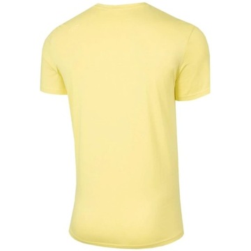 ND05_K13246-2XL H4L22 TSM039 73S Koszulka męska 4F jasno żółty