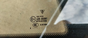 SKLO (OKNO) KAROSERIE PRAVÁ PORSCHE 911 991 991543112