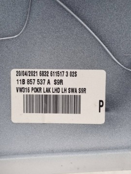 11B857537A, Gehäuse Blende Abdeckung außenspiegel VW ID.4 ID.5 KOD LAK S9R STR links 11B857537A | thumb 2
