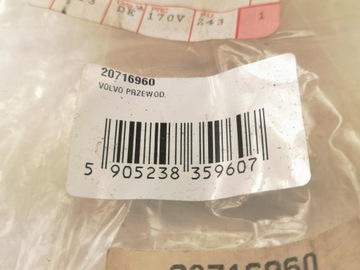 VOLVO PRZEWÓD PNEUMATYCZNY CENTRALNEGO POMPOWANIA KÓŁ 20716960 NOWY ORYGINA