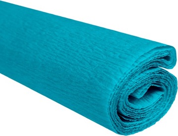 BIBUŁA MARSZCZONA Tymos KREPINA 50x200cm błękitna