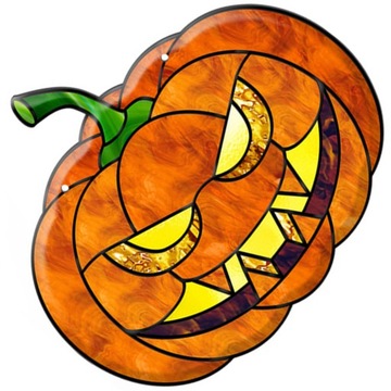 ДВЕРНАЯ ВЕШАЛКА «ХЭЛЛОУИН ТЫКВА» АКРИЛОВЫЙ КУЛОН БОЛЬШОЙ НОМЕР ДОМА