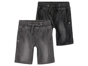 Szorty chłopięce JEANS, bermudy 2 SZT. OKAZJA, 128