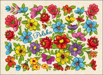 KARTKA POCZTOWA POCZTÓWKA WIDOKÓWKA B6 FOLK ZALIPIE