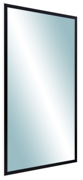 Lustro w ramie 90x70 wąska rama czarne