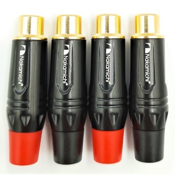 РАЗЪЕМ RCA CINCH SOCKET NAKAMICHI 7мм 2шт.