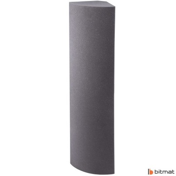 ОВАЛЬНАЯ АКУСТИЧЕСКАЯ БАССОВАЯ ЛОВУШКА 17 X 20 X 100 СМ, четвертькруглый поглотитель