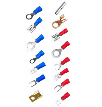 ИЗОЛИРОВАННЫЕ РАЗЪЕМЫ НАБОР ЭЛЕКТРИЧЕСКИХ РАЗЪЕМОВ 300 ШТ. 15 ТИПОВ