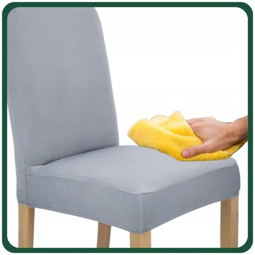 ЧЕХОЛ ДЛЯ КРУГЛОГО СТУЛА, СЕРЫЙ, ГИБКИЙ, УНИВЕРСАЛЬНЫЕ ЧЕХЛЫ