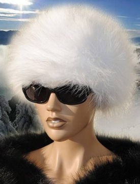 Женская МЕХОВАЯ ШАПКА ЗИМНЯЯ, ТОЧЕК, разные цвета.