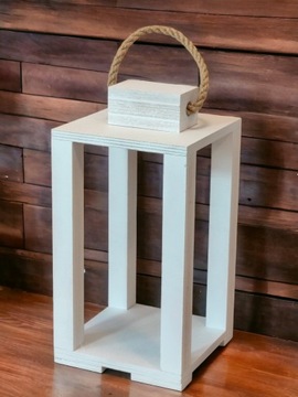 ДЕРЕВЯННЫЙ ФОНАРЬ НАТУРАЛЬНАЯ МОГИЛА СВАДЬБА 36см