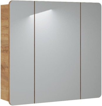 Szafka łazienkowa z lustrem 80 cm Comad Aruba 843