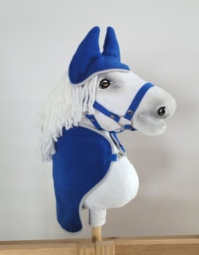 Набір для Hobby Horse A3: флісова попона + навушники - волошковий