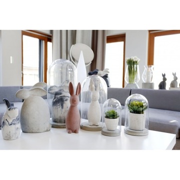 Декоративная статуэтка Пасхальный кролик L из бетона