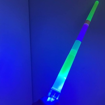 1 СВЕТОДИОДНЫЙ ТЕЛЕСКОПИЧЕСКИЙ СВЕТОВОЙ МЕЧ СКЛАДНОЙ С БАТАРЕЯМИ LED BONDER