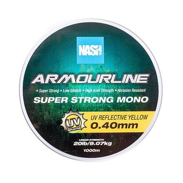 Żyłka Armourline Super Strong Mono UV Yellow 0.40mm / 1000m NASH