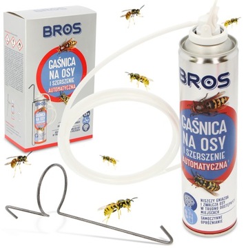 Gaśnica na OSY SZERSZENIE 400ml Preparat Środek OPRYSK GNIAZDA OS OWADÓW
