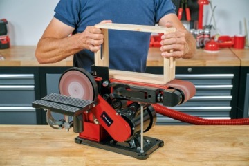 EINHELL TC-US 380 НАСТОЛЬНЫЙ ЛЕНТОЧНО-ШЛИФОВАЛЬНЫЙ СТАНОК