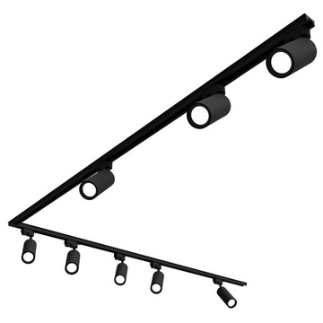 Zestaw Szynoprzewód Szyna 3m + 8x Lampa GU10 LED