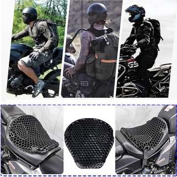 ГЕЛЕВАЯ ПОДУШКА СИДЕНЬЯ ДЛЯ МОТОЦИКЛА УКОРОЧЕННАЯ ПОДУШКА ДЛЯ МОТОЦИКЛА