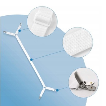 СОЕДИНИТЕЛИ ЛИСТОВ ЭЛАСТИЧНАЯ РЕМЕНЬ ДЛЯ КРЕПЛЕНИЯ ЛИСТА 2 ШТ.