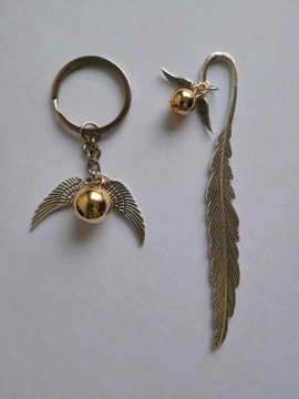 Zestaw Harry Potter Brelok do kluczy + Zakładka do książki