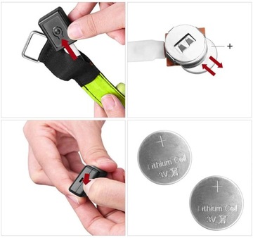 СВЕТЯЩАЯСЯ СВЕТООТРАЖАЮЩАЯ ЛЕНТА РЕМЕНЬ СО СВЕТОДИОДОМ Светоотражающая застежка на липучке Ошейник для рук на ногах