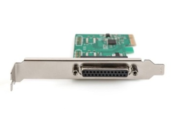Карта расширения LPT PCI Express Controller, 1xDB25, низкопрофильный, набор микросхем