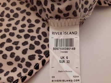 RIVER ISLAND modna BLUZKA odkryte plecy _ 32