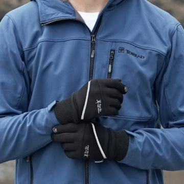 ПЕРЧАТКИ МУЖСКИЕ, ЧЕРНЫЕ, ТЕПЛЫЕ, СЕНСОРНЫЕ, Спортивные, XL, ДЛЯ ВЕЛОСИПЕДА