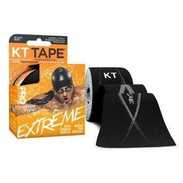 KT Tape Pro Extreme 5 cm x 5 m - taśma do kinesiotapingu czarna