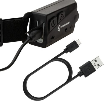 Светодиодный налобный фонарь с датчиком движения COB, водонепроницаемый налобный фонарь с кабелем.