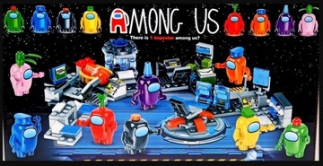 НАБОР ФИГУРОК КОРАБЛЕЙ BLOCKS Among Us 8В1