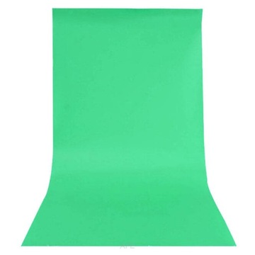 ФОТОГРАФИЧЕСКИЙ ФОН ПВХ 100х200см ЗЕЛЕНЫЙ ВИНИЛ ЗЕЛЕНЫЙ ЭКРАН 100/200 1х2м