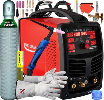 SPAWARKA INWERTOROWA WELDMAN TORNADO TIG 210 AC/DC