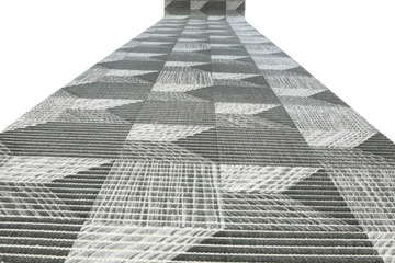 ANTYPOŚLIZGOWA MATA ŁAZIENKOWA 80cm 3D - SZARY