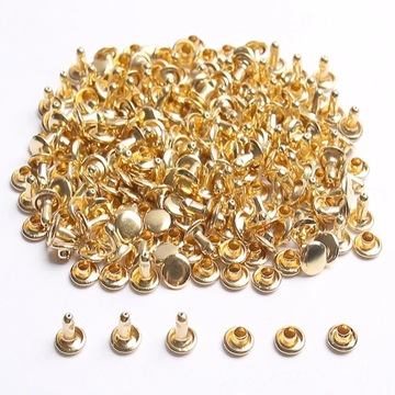 5-12 мм панк-одежда, металлические заклепки с двойной крышкой, шпильки, круглые заклепки, тачуэлы