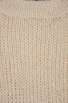 Topshop Modny Klasyczny Kobiecy Sweter Cielisty Gładki Sweterek XS 34