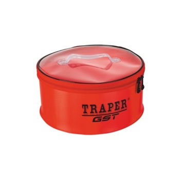 Pojemnik Traper GST PCV z zamknięciem 30x14cm CZER