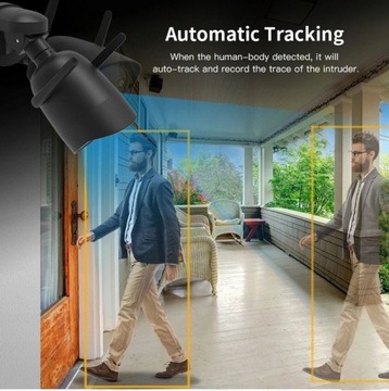 Вращающаяся камера GSM 4G SIM LTE 5 МП SONY Tracking!