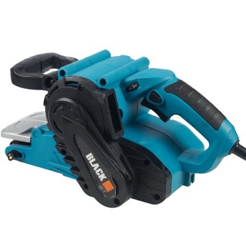 ЛЕНТОЧНО-ШЛИФОВАЛЬНАЯ МАШИНА С РЕГУЛИРУЕМОЙ СКОРОСТЬЮ 2400 ВТ, ЧЕРНАЯ