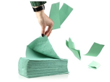 Ręcznik papierowy wkład ZZ Zielony 4000szt
