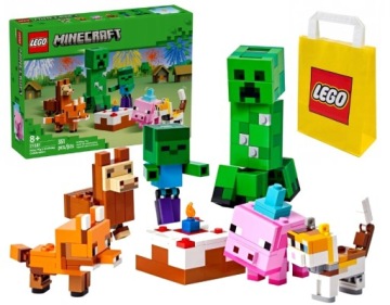 LEGO MINECRAFT 8+ URODZINY PROSIACZKA 21281