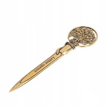НОЖ ДЛЯ ПИСЬМОВ РЕТРО ЭЛЕГАНТНЫЙ ЛЕГКИЙ МЕТАЛЛ НОЖ 12,8 СМ, ЗОЛОТО