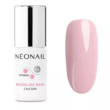 NeoNail Modeling Base Calcium Neutral Pink Baza hybrydowa 7,2 ml