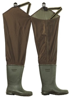Wodery wędkarskie rybackie, spodniobuty PVC 45