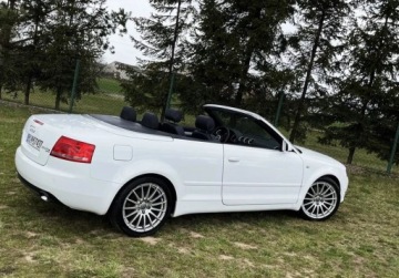 Audi A4 B7 Cabrio 3.0 V6 TDI CR 233KM 2008 Audi A4 Cabrio 3.0TDI 232KM QUATTRO 166000km, skora, OKAZJA 3.0 Diesel, zdjęcie 2
