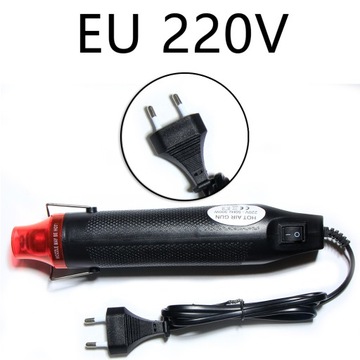 УДОБНАЯ МИНИ-ТЕПЛОВАЯ ПИСТОЛЕТА 300 ВТ ГОРЯЧИЙ ВОЗДУХ