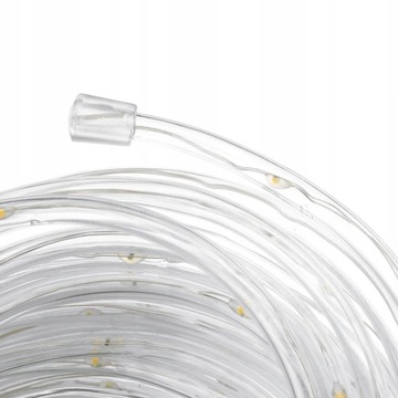 ЛАМПЫ ПРОВОДНЫЕ ШЛАНГ ТРУБКА 100LED 12M СОЛНЕЧНЫЙ ТЕПЛЫЙ